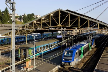 Juillet  2009. En gare de Brive la Gaillarde