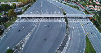 péage sur une autoroute