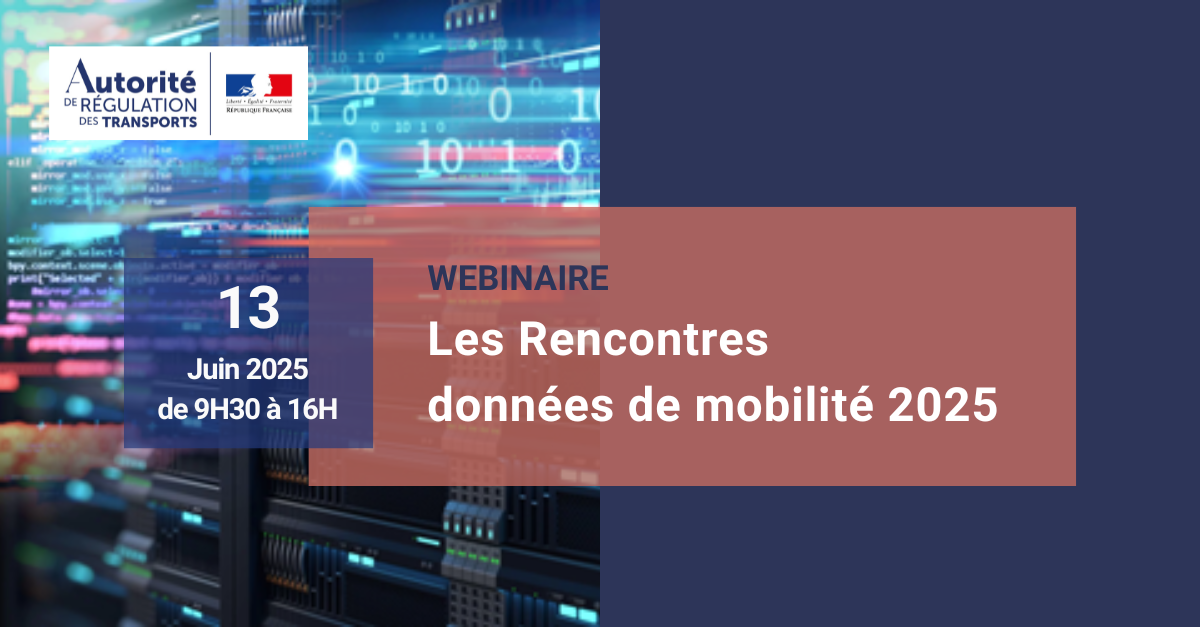Bannière rencontres des données de mobilité
