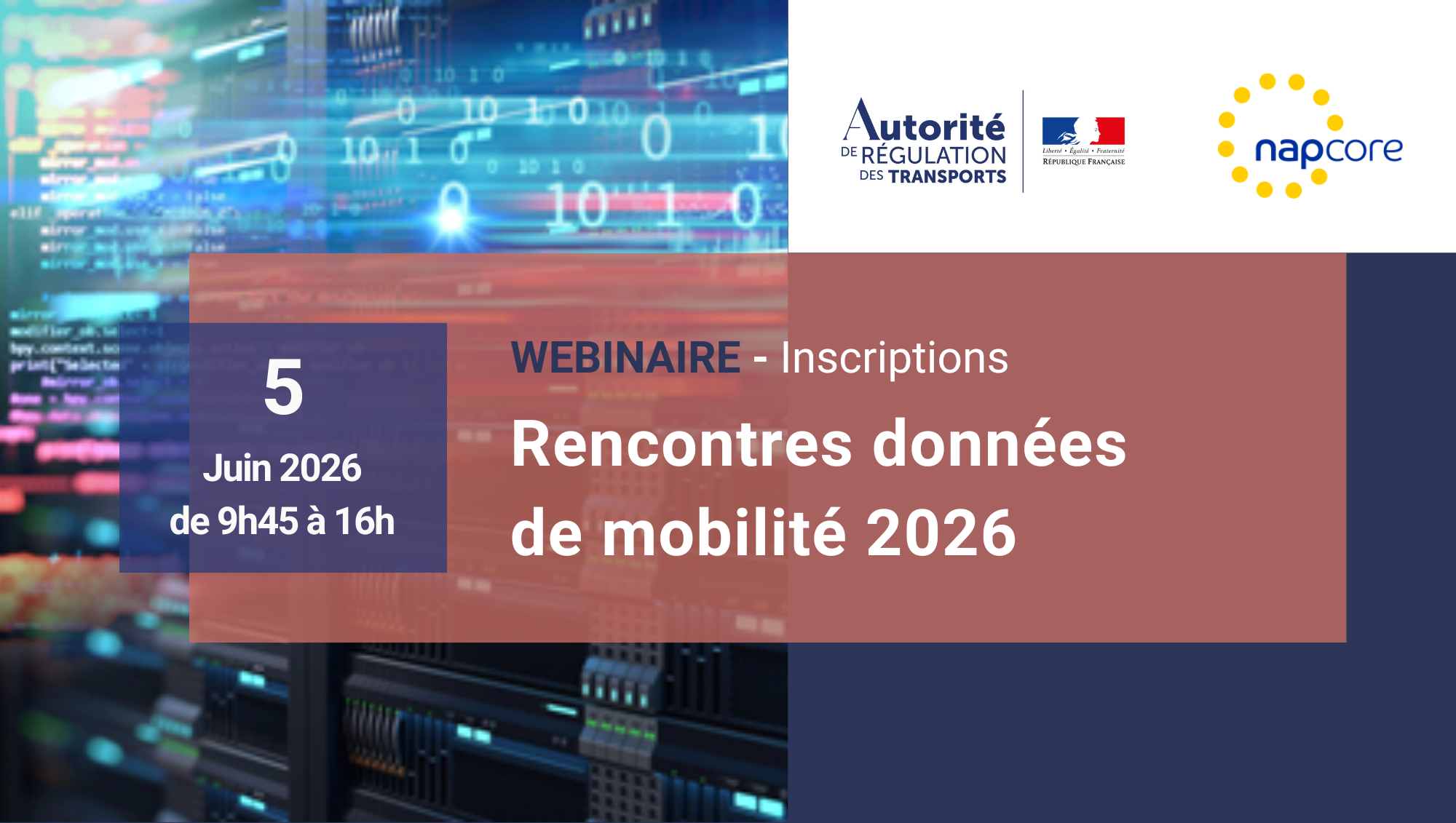 Données rencontres de mobilité 2026